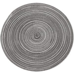 Krumble Placemat rond - Diameter 36 cm - Zilver/grijs Krumble Placemat rond - Diameter 36 cm - Zilver/grijs