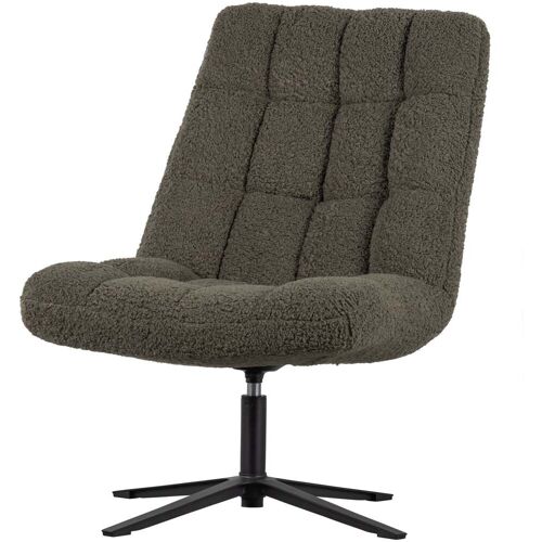 Job Draaifauteuil Teddy Groen   Groen   WOOOD   100% Pes   85 x  70 x 101 cm   Groen   WOOOD   100% Pes