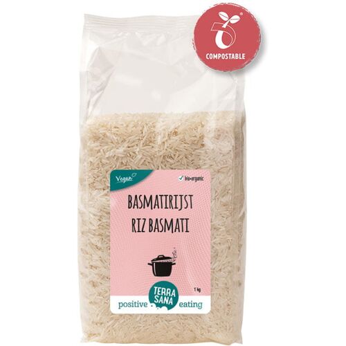 TerraSana Basmati Rijst Wit BIO 1000g