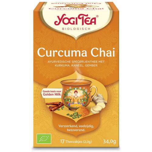 Yogi Thee Yogi Tea Curcuma Chai Thee BIO 34g (17 theezakjes)