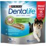 Purina Dentalife Inhoud: 15 stuks Gewicht: 345 gram Analytische bestandsdelen: Vocht: 14,0%; Eiwit: 7,0%; Vetgehalte: 2,5%; Ruwe as: 4,5%; Ruwe celstof: 0,7%; Calcium: 1,1% Toevoegingsmiddelen: Nutritionele toevoegingsmiddelen: IE/kg: Vitamine A: 8500, Vi