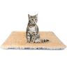 Nobleza Materiaal: Flanel en pluche Kleuren: Beige / grijs Voor: Honden en katten Fluffy kleed voor honden en katten beige S