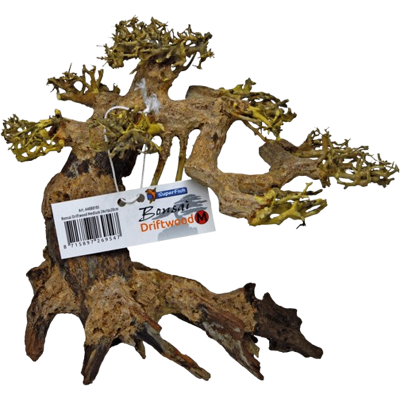 SuperFish Natuurlijk Hout Bonsai Aquarium Decor - Driftwood Medium SuperFish Natuurlijk Hout Bonsai Aquarium Decor - Driftwood Medium
