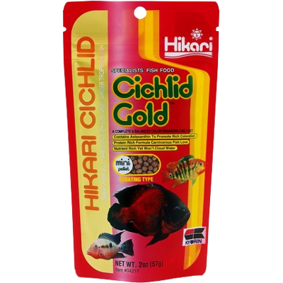 HIKARI Cichlid Gold Mini 57g - Visvoer HIKARI Cichlid Gold Mini 57g - Visvoer