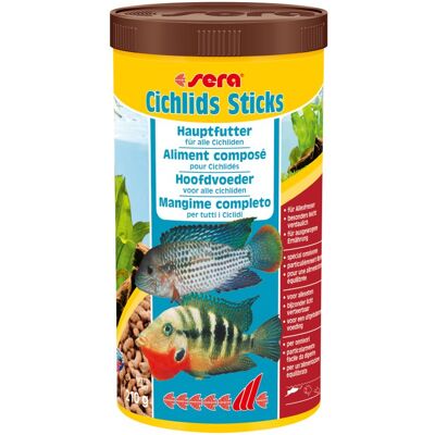 Sera Cichlids Sticks - Zwevende Visvoeder voor Grote Omnivoren - 210g Sera Cichlids Sticks - Zwevende Visvoeder voor Grote Omnivoren - 210g