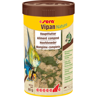 Sera Vipan Nature Visvoer - 250 ml Sera Vipan Nature Visvoer - 250 ml