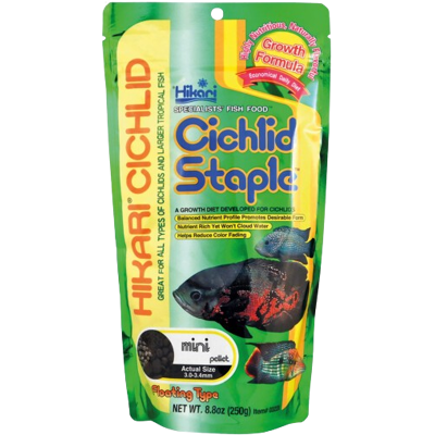 Hikari Cichlid Stable Aquarium Food - Mini Pellets - 250g Hikari Cichlid Stable Aquarium Food - Mini Pellets - 250g