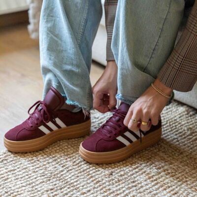 Adidas VL Court Bold sneakers rood Rood 36,37 1/3,38,39 1/3,40 Vrouwelijk Adidas VL Court Bold sneakers rood Rood 36,37 1/3,38,39 1/3,40 Vrouwelijk