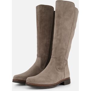 Gabor Hoge laarzen taupe Suede Taupe 36,38.5,41 female Gabor Hoge laarzen taupe Suede Taupe 36,38.5,41 female