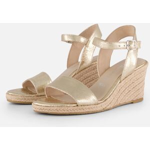 Tamaris Espadrilles met hak goud Textiel Goud 42 female Tamaris Espadrilles met hak goud Textiel Goud 42 female