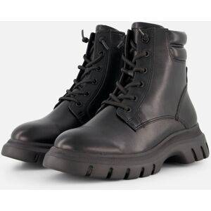 Marco Tozzi Veterboots zwart Synthetisch Zwart 37,38,39 female Marco Tozzi Veterboots zwart Synthetisch Zwart 37,38,39 female