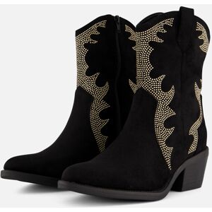Ann Rocks Cowboylaarzen zwart Synthetisch Zwart 36,37 female Ann Rocks Cowboylaarzen zwart Synthetisch Zwart 36,37 female