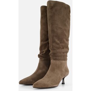 Linea Zeta Hoge laarzen taupe Suede Taupe 36,37,38,39,40,41,42 female Linea Zeta Hoge laarzen taupe Suede Taupe 36,37,38,39,40,41,42 female