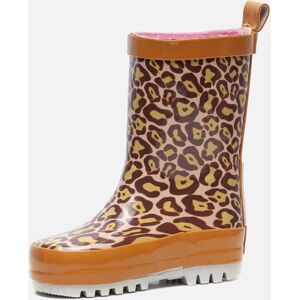 Shoesme Regenlaarzen luipaard Rubber 740222 Cognac 20,25,28 kids Shoesme Regenlaarzen luipaard Rubber 740222 Cognac 20,25,28 kids