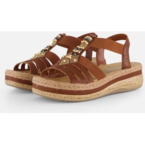 Rieker Sandalen cognac Synthetisch Cognac 37,38 female Rieker Sandalen cognac Synthetisch Cognac 37,38 female