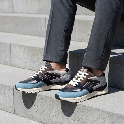 Floris van Bommel de Treener 42.03 Sneakers blauw Blauw 7,10,5 male Floris van Bommel de Treener 42.03 Sneakers blauw Blauw 7,10,5 male