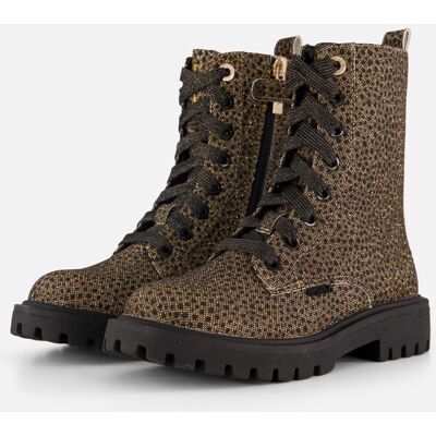 Mexx Mexx Star Leopard Veterboots brons Synthetisch Brons 31 Meisjes Mexx Mexx Star Leopard Veterboots brons Synthetisch Brons 31 Meisjes