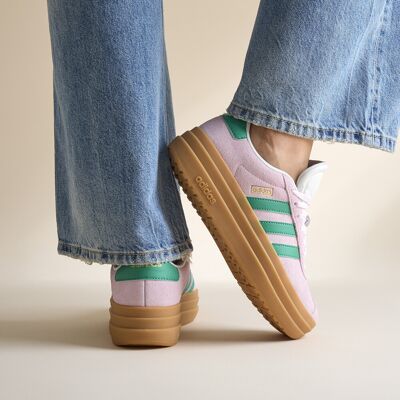 Adidas VL Court Bold Sneakers roze Suède Roze 36 female Adidas VL Court Bold Sneakers roze Suède Roze 36 female
