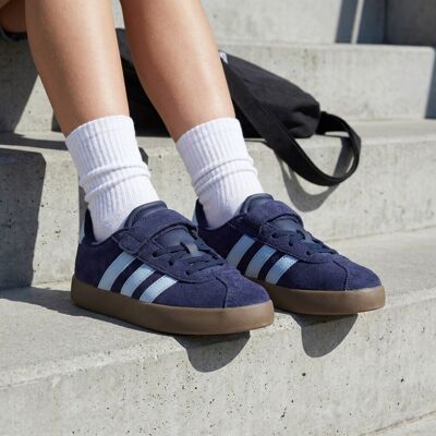Adidas VL Court 3.0 Sneakers blauw Suede Blauw 32,34,29,35,33,31,28,30 male Adidas VL Court 3.0 Sneakers blauw Suede Blauw 32,34,29,35,33,31,28,30 male