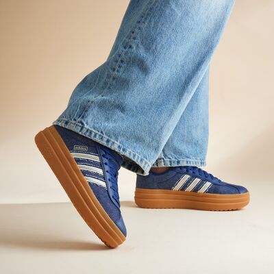 Adidas VL Court Bold Sneakers blauw Textiel Blauw 36 female Adidas VL Court Bold Sneakers blauw Textiel Blauw 36 female