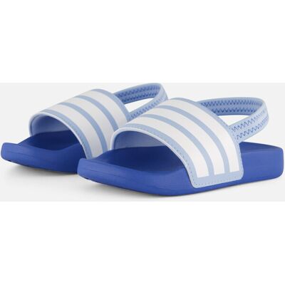 Adidas Adilette Estrap Slippers blauw Rubber Blauw 23 Uniseks Adidas Adilette Estrap Slippers blauw Rubber Blauw 23 Uniseks