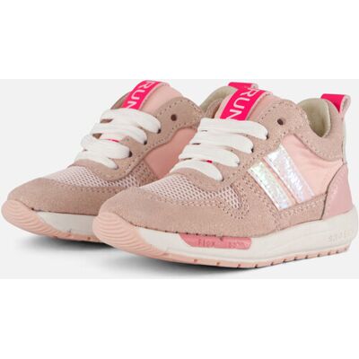 Shoesme Run Flex Sneakers roze Leer Roze 18 female Shoesme Run Flex Sneakers roze Leer Roze 18 female