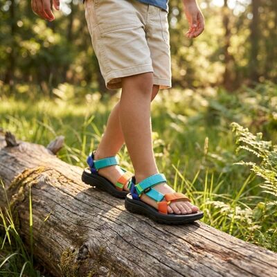 Teva Teva Hurricane Neon Sandalen Meerkleurig Blauw 23 Jongens Teva Teva Hurricane Neon Sandalen Meerkleurig Blauw 23 Jongens