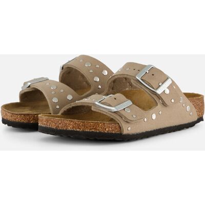 Birkenstock All Arizona Rivet gray taupe Taupe 35,36 Vrouwelijk Birkenstock All Arizona Rivet gray taupe Taupe 35,36 Vrouwelijk