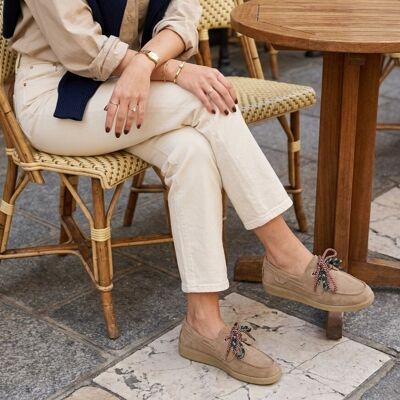 Tamaris Tamaris Bootschoenen beige Suède Beige 36 Dames Tamaris Tamaris Bootschoenen beige Suède Beige 36 Dames