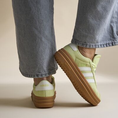 Adidas VL Court Bold Sneakers geel Imitatieleer Geel 38,39 1/3 female Adidas VL Court Bold Sneakers geel Imitatieleer Geel 38,39 1/3 female
