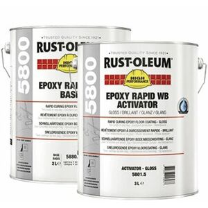 Rust-Oleum 5800 Epoxy Rapid WB Mat - Ral 7035 Lichtgrijs - 2L