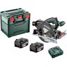 Metabo KS 18 LTX 57 18V Li-Ion Accu Cirkelzaag Set (2x 5,2Ah Accu) In MetaBox - 57mm