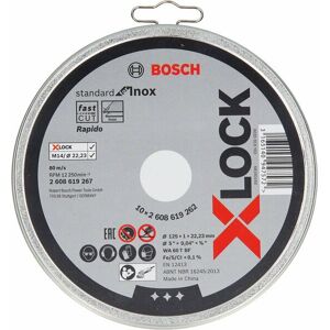 Bosch 2608619267 X-Lock Slijpschijf Standard For Inox In Blik - Recht - 125mm (10st)