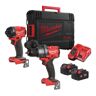 Milwaukee M18 FPP2A3-502X 18V Li-Ion Accu Klopboor-/schroefmachine (M18 FPD3-0) & Slagschroevendraaier (M18 FID3-0) Combiset (2x 5.0Ah) In HD Box