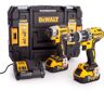 DeWALT DCK266P2T 18V Li-Ion Accu Klopboor-/schroefmachine (DCD796) Slagschroevendraaier (DCF887) Combiset (2 X 5.0Ah Accu) In TSTAK Koffer