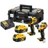 DeWALT DCK2062M2T 18V Li-Ion Accu Combiset (2x 4,0Ah Accu) In TSTAK