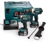 Makita DLX2145TJ 18V Li-Ion Accu Klopboor-/schroefmachine (DHP458) & Slagschroevendraaier (DTD152) Combiset (2x 5.0Ah Accu) In Mbox