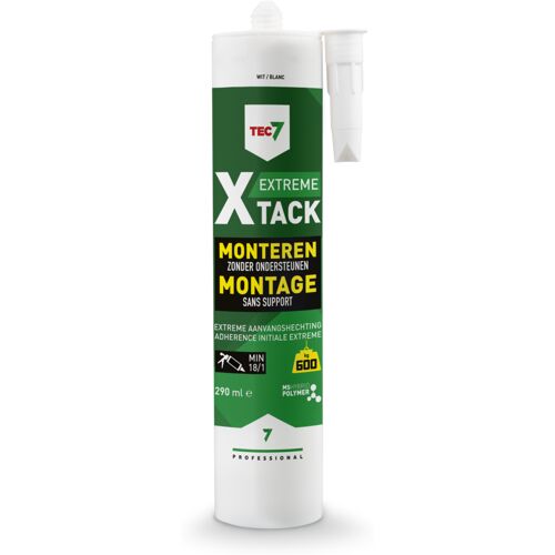 Tec7 X-tack Montagelijm - Montagekit Zwart