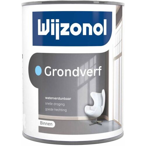 Wijzonol Grondverf Op Waterbasis 0,5 Liter 100% Wit