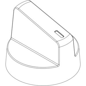 AEG knop, thermostaat, zwart, 0-250 140198785051 AEG knop, thermostaat, zwart, 0-250 140198785051
