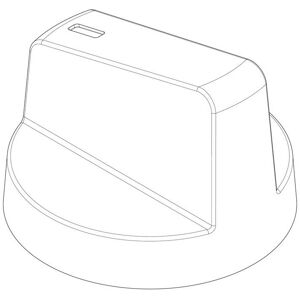 AEG knop, thermostaat, wit, 0-275 140217151046 AEG knop, thermostaat, wit, 0-275 140217151046