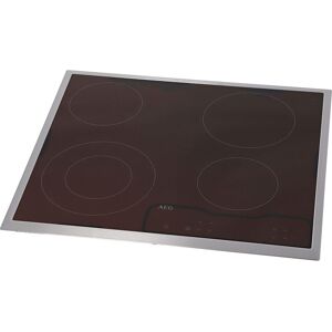 AEG glasplaat met kader, inox, AEG, 576x516mm 3058134028 AEG glasplaat met kader, inox, AEG, 576x516mm 3058134028