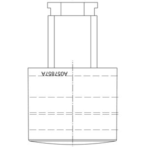 AEG knop, thermostaat, inox, 0-275 140057897013 AEG knop, thermostaat, inox, 0-275 140057897013