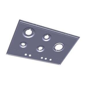 AEG bovenblad, inox, Zanussi, 744x510mm 140015092301 AEG bovenblad, inox, Zanussi, 744x510mm 140015092301