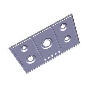 AEG bovenblad, inox, Zanussi, 858x521mm 140159426174 AEG bovenblad, inox, Zanussi, 858x521mm 140159426174