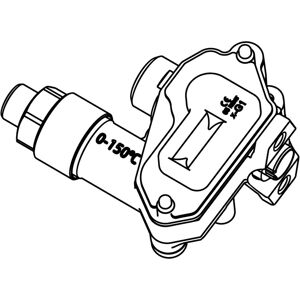 AEG gaskraan, snel, d=0.56 20-20mbar 140151899360 AEG gaskraan, snel, d=0.56 20-20mbar 140151899360
