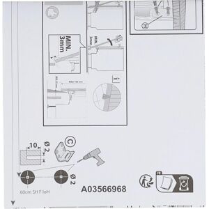 AEG sjabloon, inbouwset, 140035669682 AEG sjabloon, inbouwset, 140035669682
