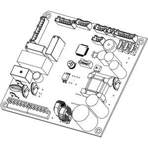 AEG niet-geconfigureerde module, stroombord, ERF2004 140101513038 AEG niet-geconfigureerde module, stroombord, ERF2004 140101513038