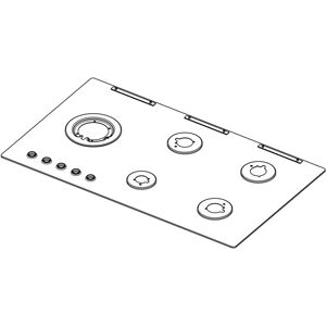 AEG bovenblad, zwart, AEG, 880.5x510mm 140044540015 AEG bovenblad, zwart, AEG, 880.5x510mm 140044540015