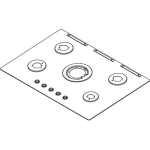 AEG bovenblad, zwart, AEG, 740x510mm 140044528010 AEG bovenblad, zwart, AEG, 740x510mm 140044528010
